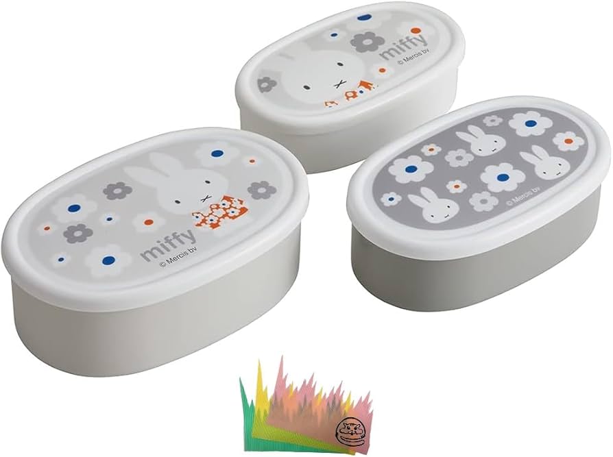 Amazon | ミッフィー 弁当箱 抗菌 ランチボックス 3個セット